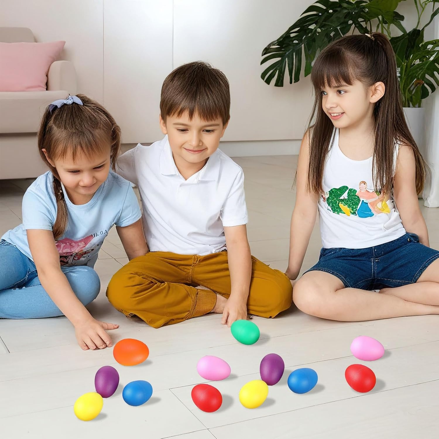 Egg Shakers 14 Piece Rainbow Set