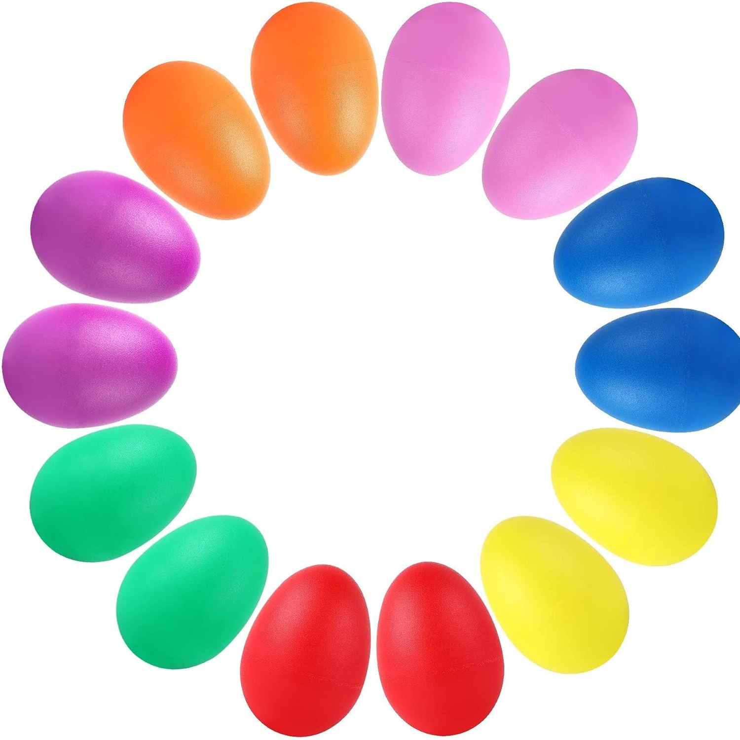 Egg Shakers 14 Piece Rainbow Set