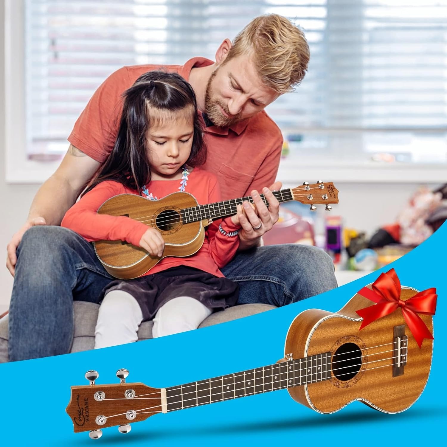 Hricane Sapele Soprano Ukulele for Kids: image 9
