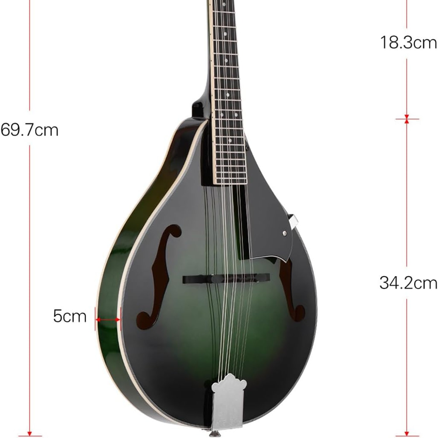 A-Style 8-String Mandolin with Storage Bag: image 2