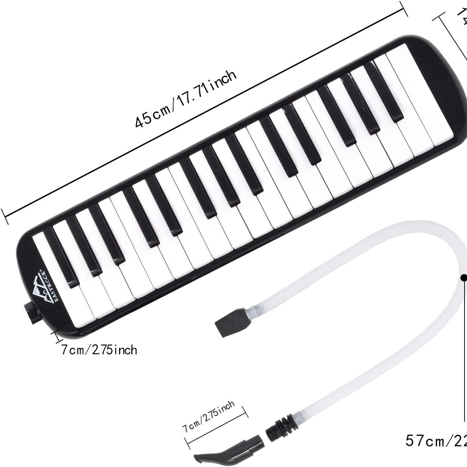 EASTROCK 32-Key Melodica Set with Hard Case