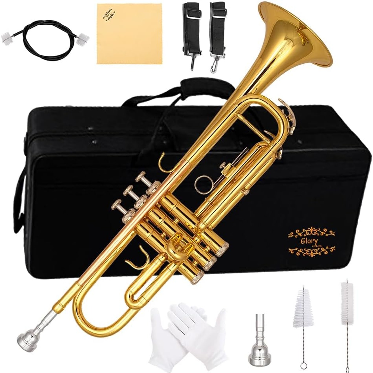 Bb Trumpet with Case and Gloves: image 1